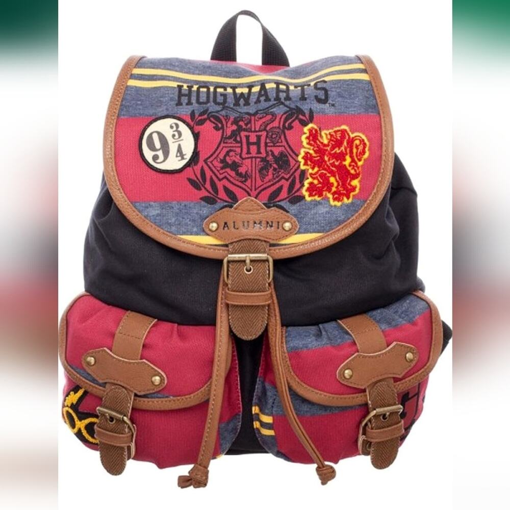 Harry Potter Alumni Backpack Knapsack Snap Close